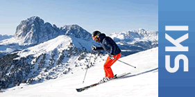Ski rental Selva Val Gardena Dolomites